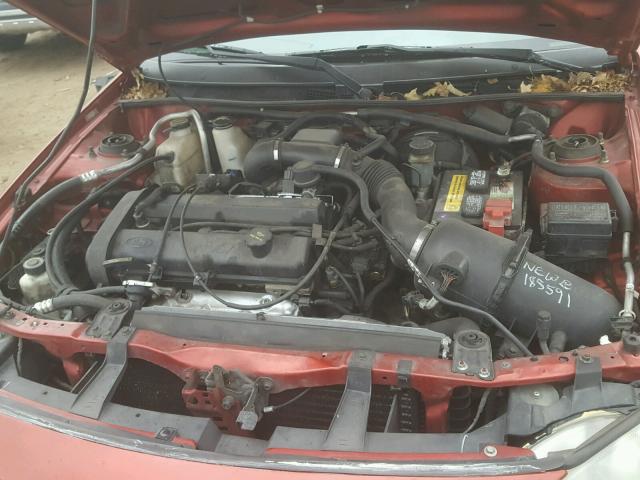 3FAFP11371R102794 - 2001 FORD ESCORT ZX2 RED photo 7