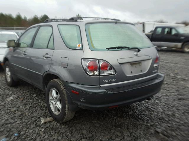 JTJGF10U810088302 - 2001 LEXUS RX 300 GRAY photo 3