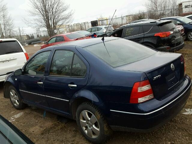 3VWSR29M94M052050 - 2004 VOLKSWAGEN JETTA GLS BLUE photo 3