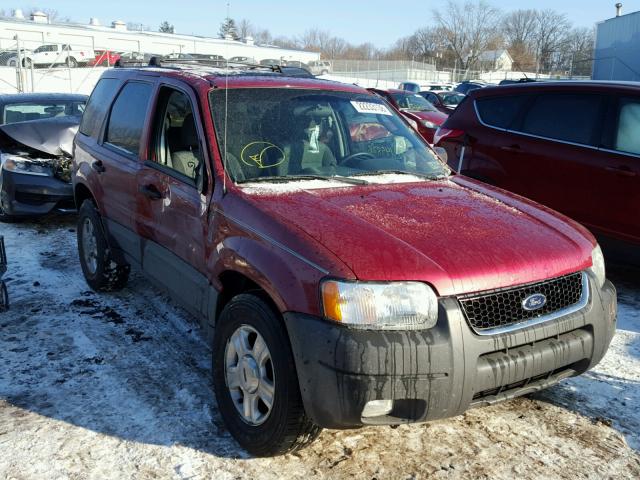 1FMCU03153KC66530 - 2003 FORD ESCAPE XLT RED photo 1