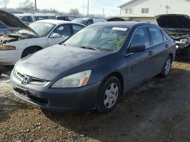 1HGCM56465A066354 - 2005 HONDA ACCORD LX GRAY photo 2