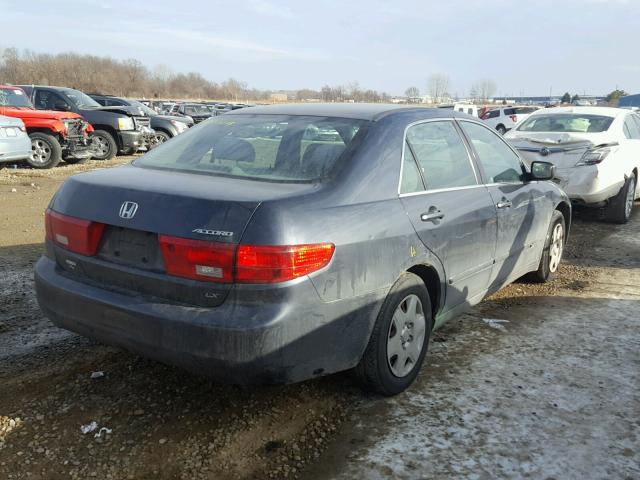 1HGCM56465A066354 - 2005 HONDA ACCORD LX GRAY photo 4