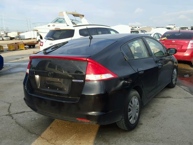 JHMZE2H37BS001008 - 2011 HONDA INSIGHT BLACK photo 4