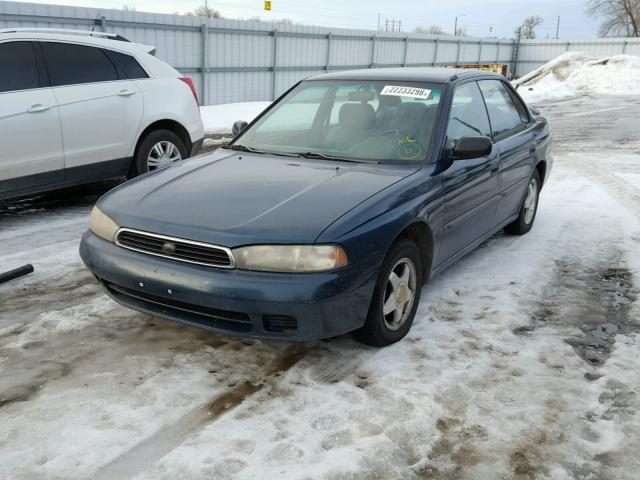 4S3BD6351T7200551 - 1996 SUBARU LEGACY L GREEN photo 2