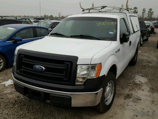 1FTMF1CM5DKF43195 - 2013 FORD F150 WHITE photo 2