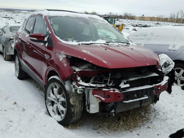 1FMCU0J93DUB39550 - 2013 FORD ESCAPE TIT RED photo 1