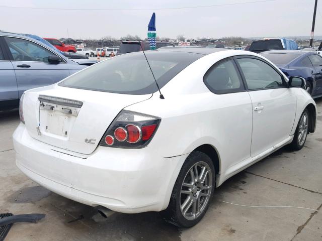 JTKDE167380252889 - 2008 SCION TC WHITE photo 4