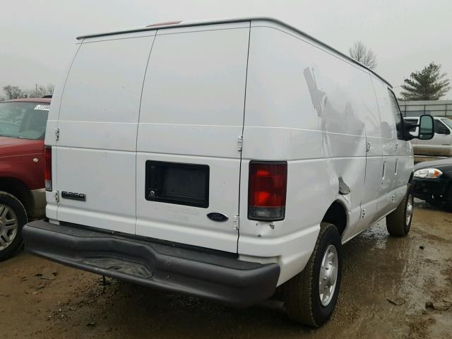 1FTNE24W67DB37318 - 2007 FORD ECONOLINE WHITE photo 4