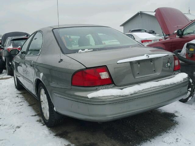 1MEFM55SX2G645950 - 2002 MERCURY SABLE LS P GREEN photo 3