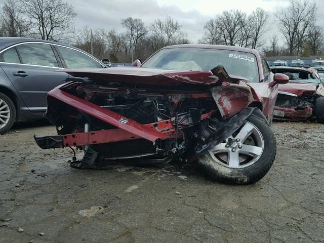 2B3LJ44V19H604674 - 2009 DODGE CHALLENGER MAROON photo 9