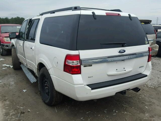 1FMJK1HT2FEF34854 - 2015 FORD EXPEDITION WHITE photo 3