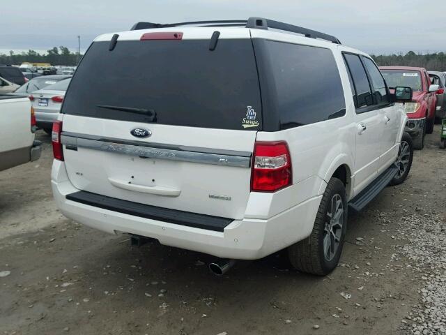 1FMJK1HT2FEF34854 - 2015 FORD EXPEDITION WHITE photo 4