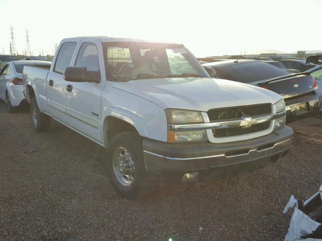 1GCGK23U54F122228 - 2004 CHEVROLET SILVERADO WHITE photo 1