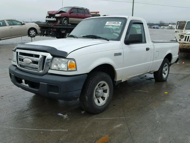 1FTYR10D87PA97225 - 2007 FORD RANGER WHITE photo 2