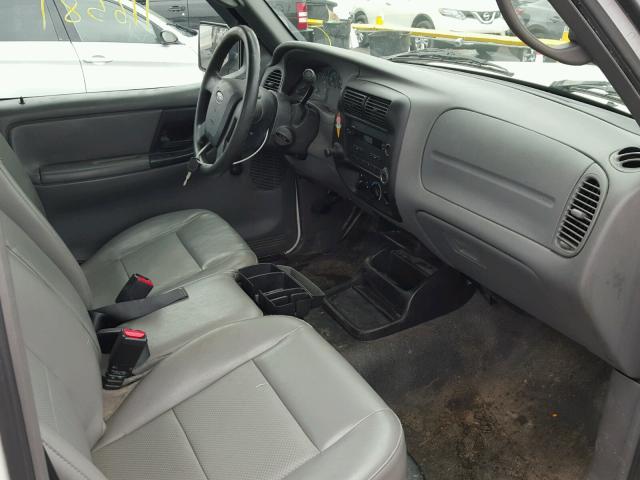 1FTYR10D87PA97225 - 2007 FORD RANGER WHITE photo 5