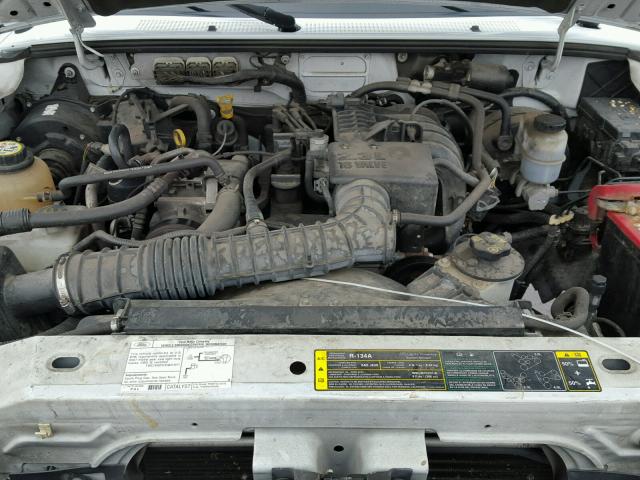 1FTYR10D87PA97225 - 2007 FORD RANGER WHITE photo 7