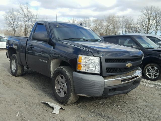 1GCEC14X98Z138475 - 2008 CHEVROLET SILVERADO BLACK photo 1