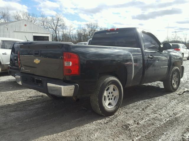 1GCEC14X98Z138475 - 2008 CHEVROLET SILVERADO BLACK photo 4