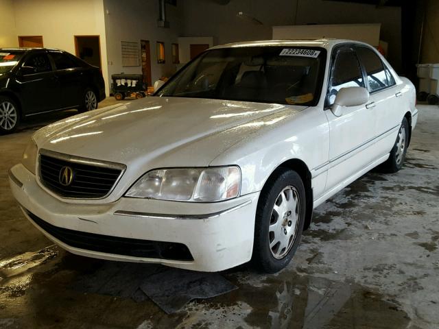 JH4KA96674C002885 - 2004 ACURA 3.5RL WHITE photo 2