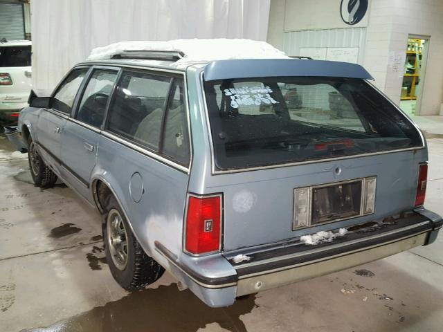 2G3AJ51W4J9407716 - 1988 OLDSMOBILE CUTLASS CI BLUE photo 3