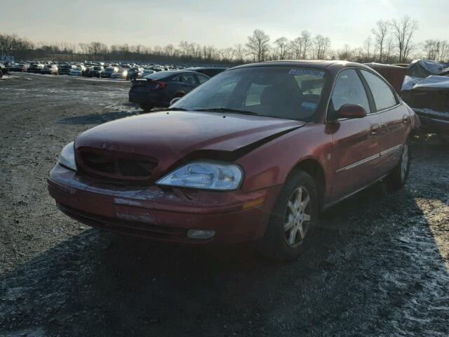 1MEFM55S61G602687 - 2001 MERCURY SABLE LS P RED photo 2