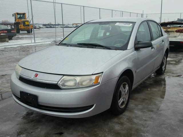 1G8AG52FX3Z177003 - 2003 SATURN ION LEVEL SILVER photo 2