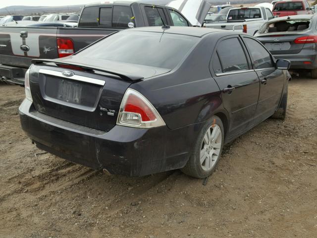 3FAHP02187R137210 - 2007 FORD FUSION SEL BLACK photo 4