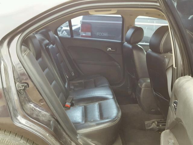 3FAHP02187R137210 - 2007 FORD FUSION SEL BLACK photo 6