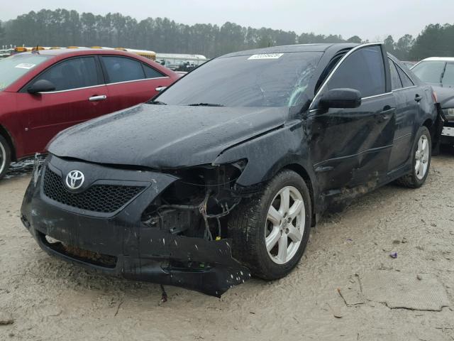 4T1BE46K19U888589 - 2009 TOYOTA CAMRY BASE BLACK photo 2