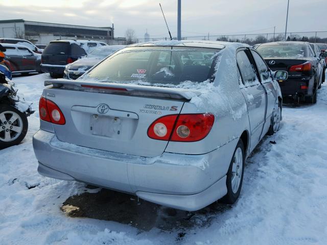 1NXBR32E55Z389254 - 2005 TOYOTA COROLLA CE SILVER photo 4