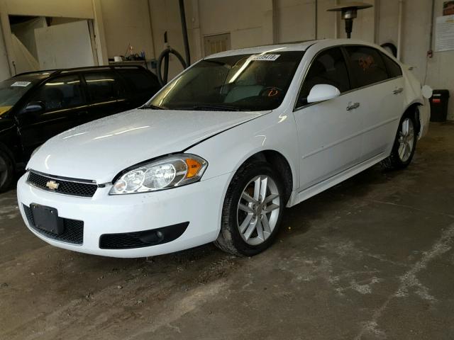 2G1WC5E39E1173358 - 2014 CHEVROLET IMPALA LIM WHITE photo 2