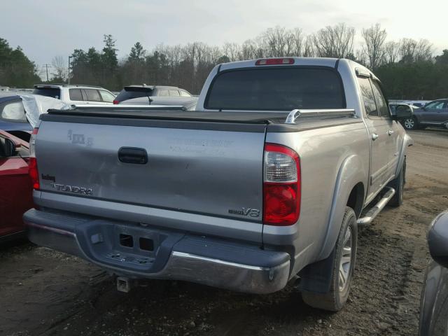 5TBET34186S530460 - 2006 TOYOTA TUNDRA DOU SILVER photo 4