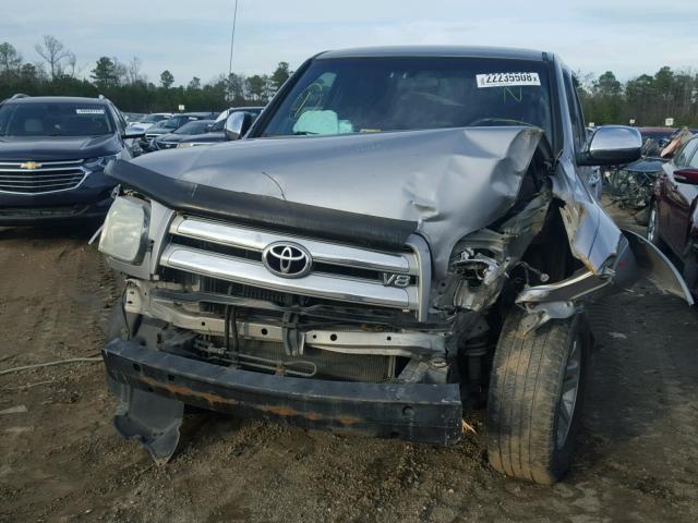 5TBET34186S530460 - 2006 TOYOTA TUNDRA DOU SILVER photo 9