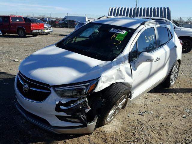 KL4CJDSBXHB004275 - 2017 BUICK ENCORE PRE WHITE photo 2