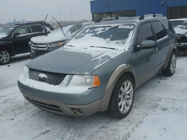 1FMDK05167GA12454 - 2007 FORD FREESTYLE GREEN photo 2