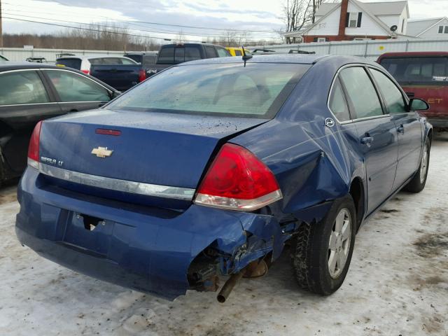 2G1WT58K969365840 - 2006 CHEVROLET IMPALA LT BLUE photo 4