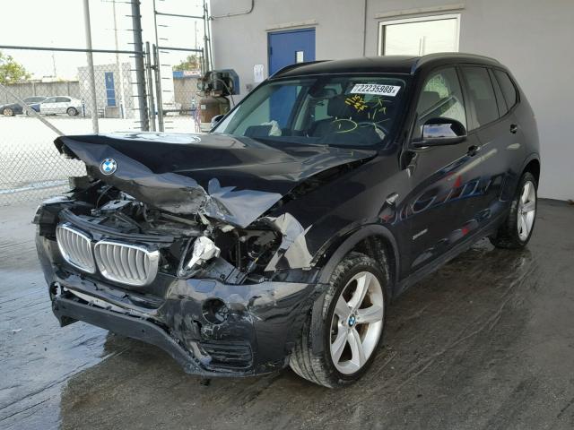 5UXWZ7C53H0U46721 - 2017 BMW X3 SDRIVE2 BLACK photo 2