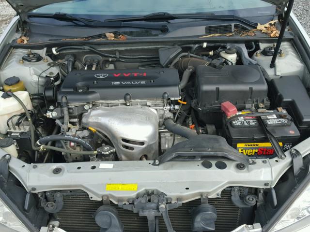 4T1BE32KX5U952087 - 2005 TOYOTA CAMRY LE GRAY photo 7