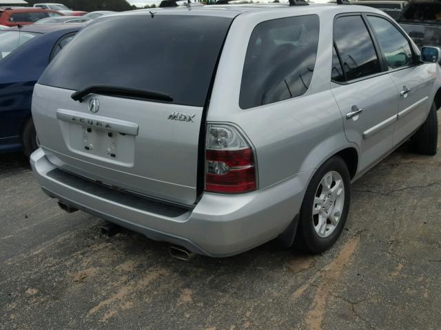 2HNYD18815H520387 - 2005 ACURA MDX TOURIN SILVER photo 4