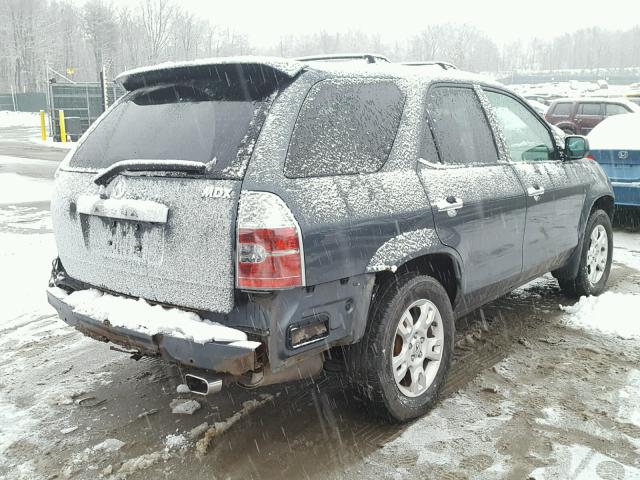 2HNYD18826H517984 - 2006 ACURA MDX TOURIN GRAY photo 4