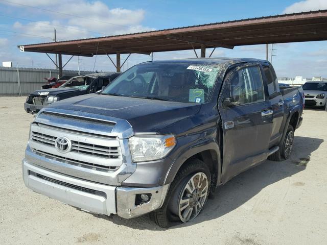 5TFAW5F13FX443047 - 2015 TOYOTA TUNDRA CRE GRAY photo 2