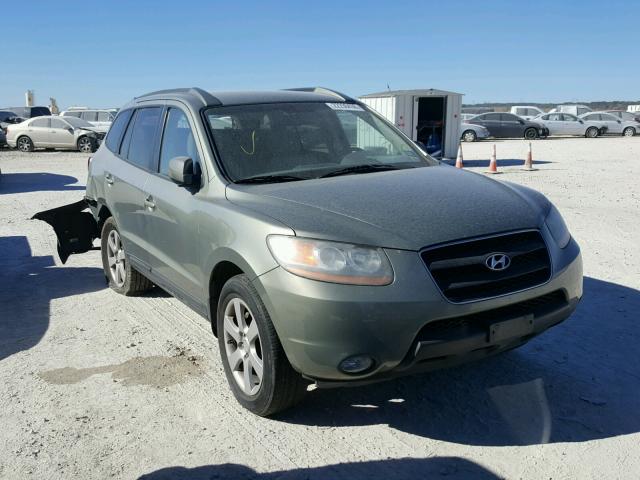 5NMSH13E98H221171 - 2008 HYUNDAI SANTA FE S GREEN photo 1