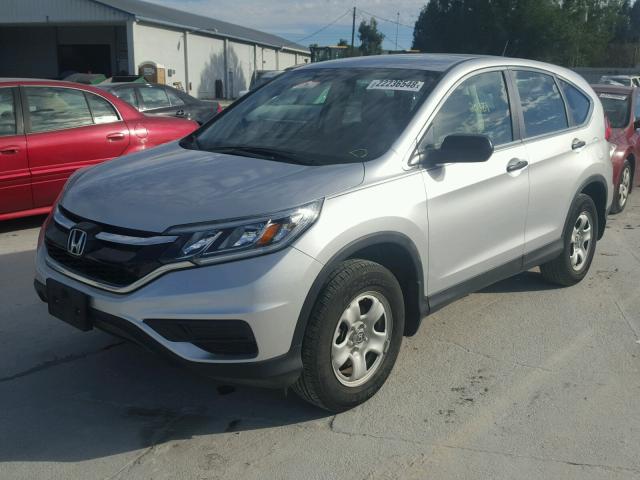 3CZRM3H31FG710244 - 2015 HONDA CR-V LX SILVER photo 2