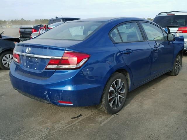 2HGFB2F92DH511377 - 2013 HONDA CIVIC EXL BLUE photo 4