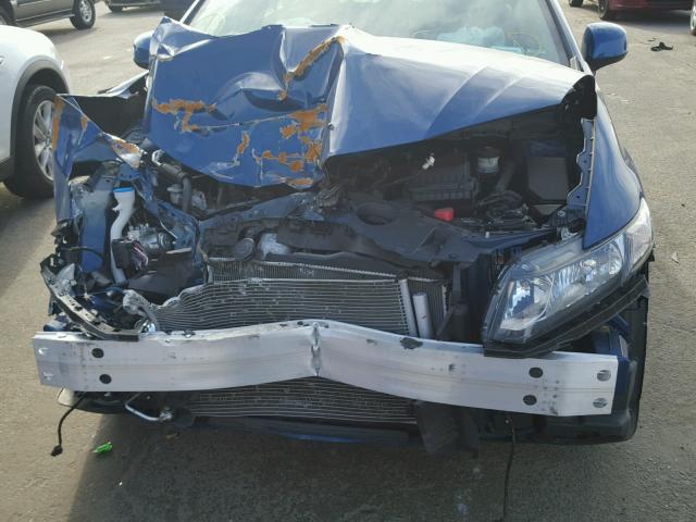 2HGFB2F92DH511377 - 2013 HONDA CIVIC EXL Niebieski zdjęcie 7