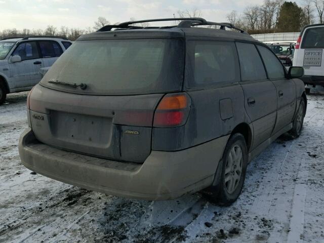 4S3BH6658Y7657915 - 2000 SUBARU LEGACY OUT BLUE photo 4