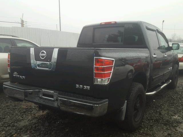 1N6AA07C28N345656 - 2008 NISSAN TITAN XE BLACK photo 4