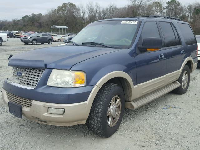 1FMFU17536LA79575 - 2006 FORD EXPEDITION BLUE photo 2