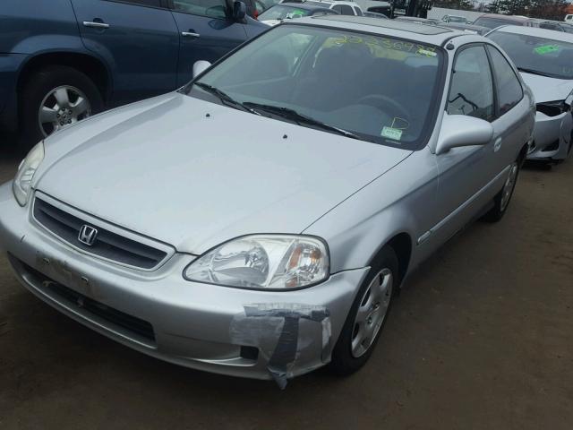 1HGEJ8141YL000801 - 2000 HONDA CIVIC EX 银色 照片 2