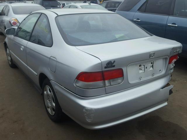 1HGEJ8141YL000801 - 2000 HONDA CIVIC EX 银色 照片 3
